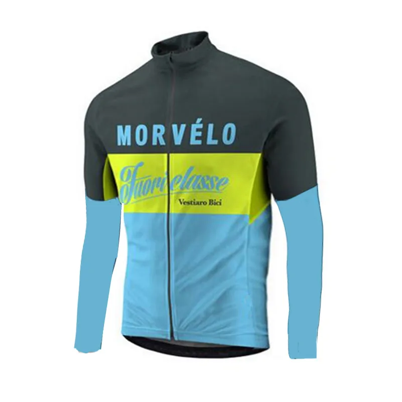 Велосипедная футболка Pro весна/осень team Morvelo с длинным рукавом мужская велосипедная майка Ropa Ciclismo велосипедная одежда - Цвет: as picture