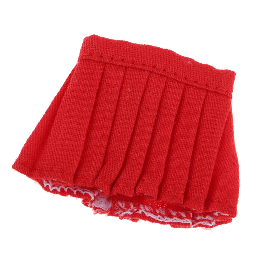 Cute Summer Pleated Mini Skirt Fits for 11cm OB11 Dolls Clothing Accessory