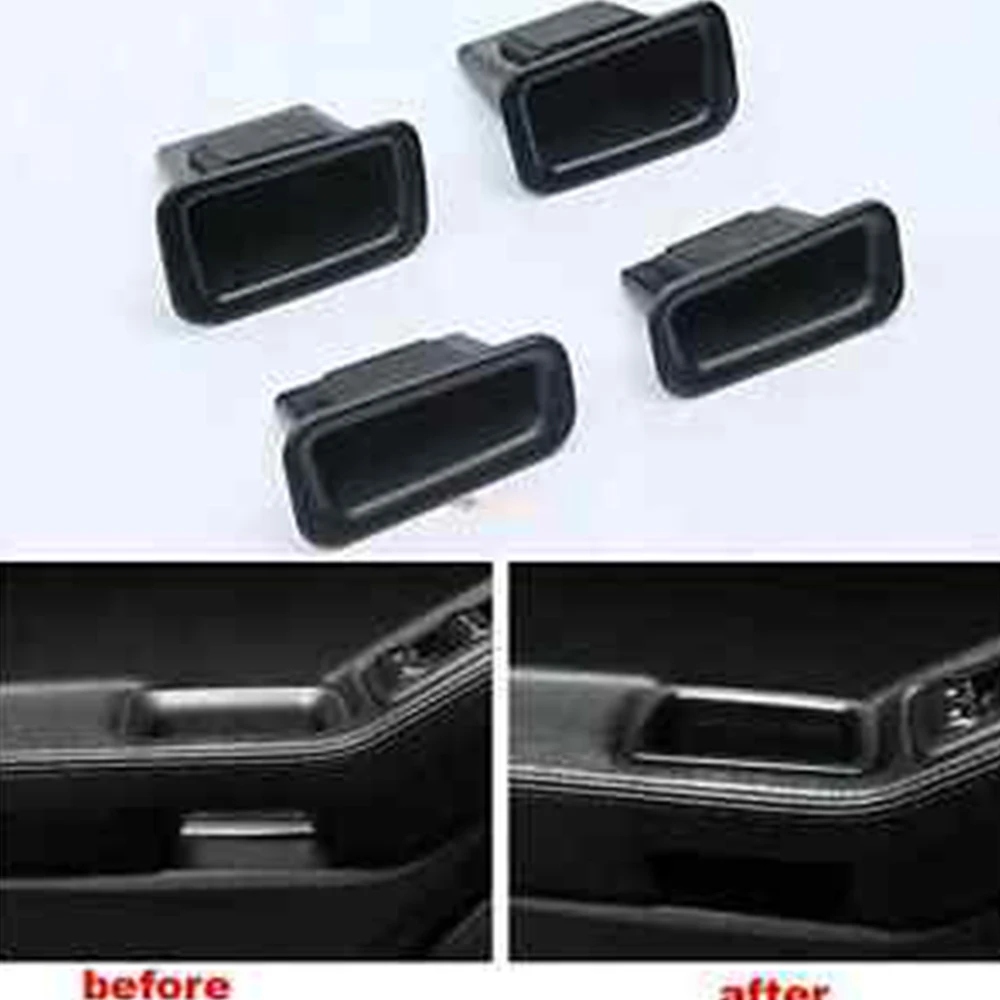 

2pcs/set Door Side Storage Box Handle Armrest Phone Container For Ford Explorer 2011-2015