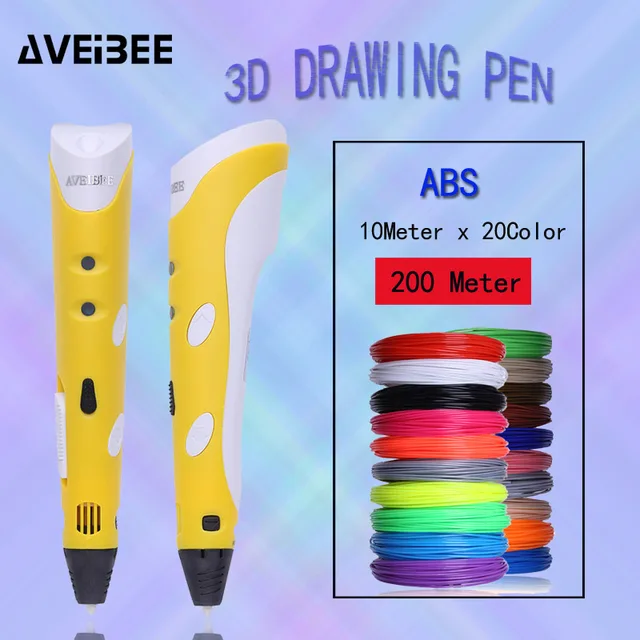 Best Offers 3 d pen 3d pens 1.75mm abs/pla Filament doodle pen Best Gift for Kids 3d drawing pen-3d model Creative 3 d pen