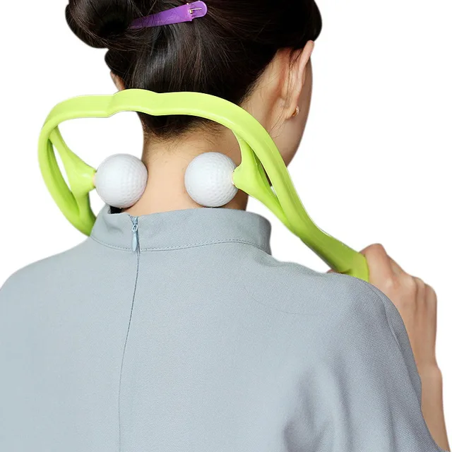 Neck Massager For Neck And Shoulder Dual Trigger Point Self Massage