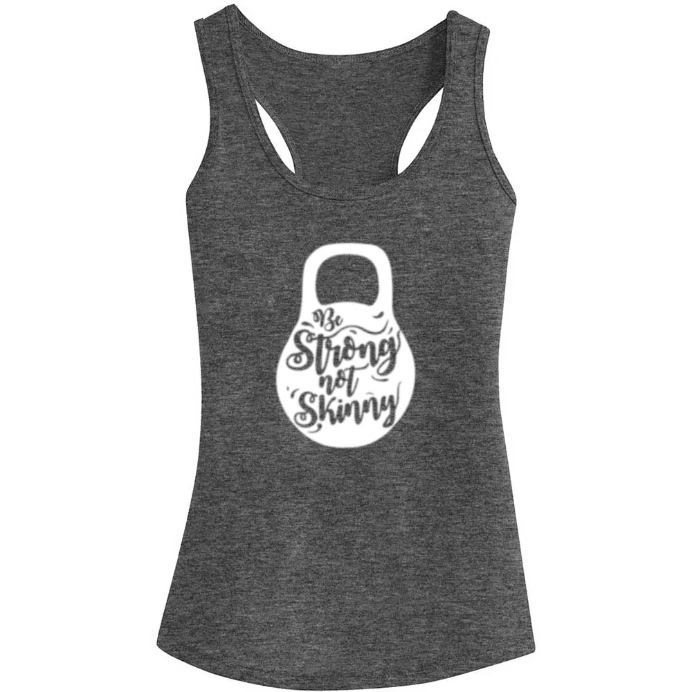 

Strong Woman Crossfit Racerback Casual Tank Tops Womens Shirts