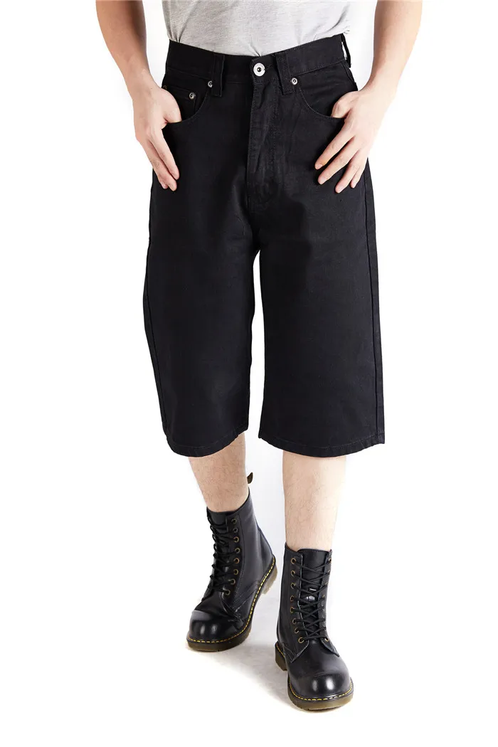 Летние шорты Для мужчин отбеленные шорты Для мужчин джинсовые шорты мужские длинные Винтаж большой размер(40) 42 44 46 мужские бермуды повседневные джинсовые шорты Для мужчин