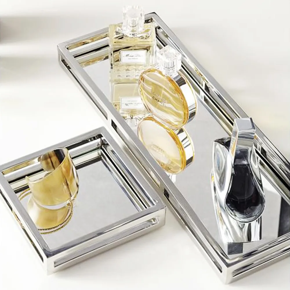 BRYNN MIRRORED TRAYS 
