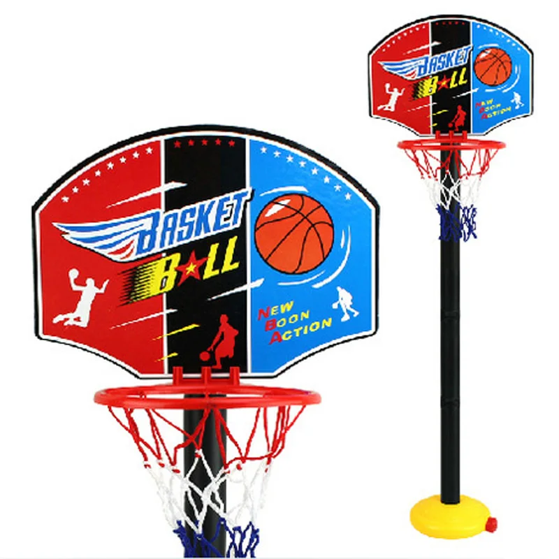 Крытый Открытый Портативный баскетбольная сетка кольца регулируемая спинка Полюс стенд для детей