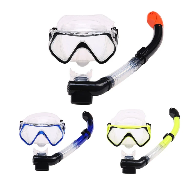 Snorkeling Set Liquid Silicone Scuba Diving Equipment Dry Snorkel 1526