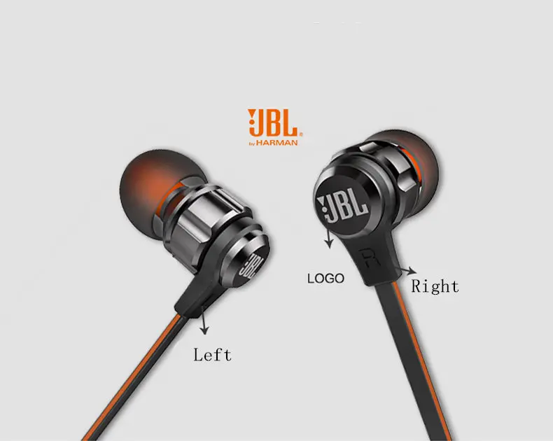 JBL T180A Модные лучшие басы стерео наушники для Android iOS мобильный телефон в ухо наушники гарнитуры с микрофоном наушники