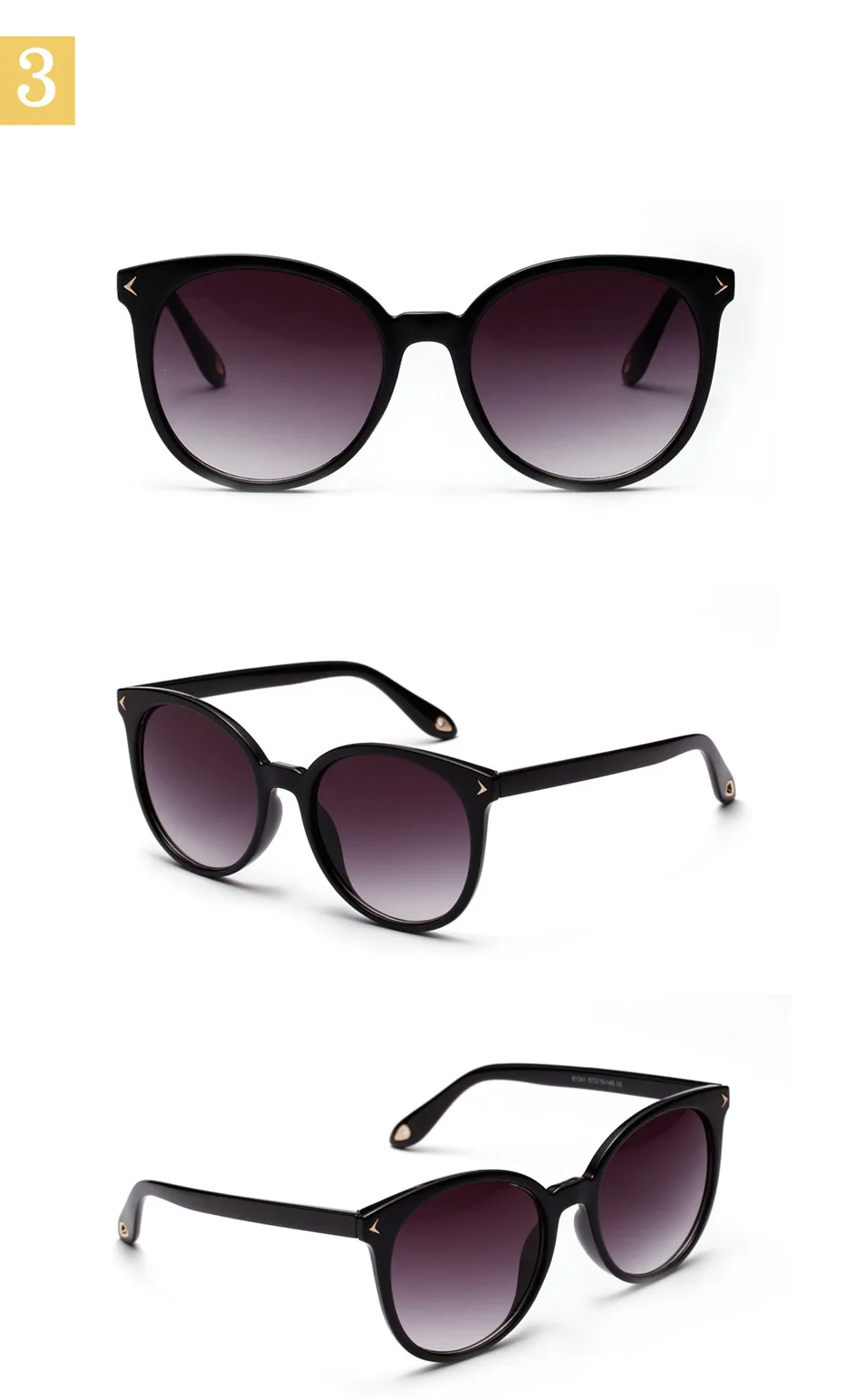 YOOSKE 90s Круглые Солнцезащитные очки женские элегантные Кошачьи Глаза Солнцезащитные очки женские винтажные черные кофейные цветные очки Оттенки для женщин s UV400