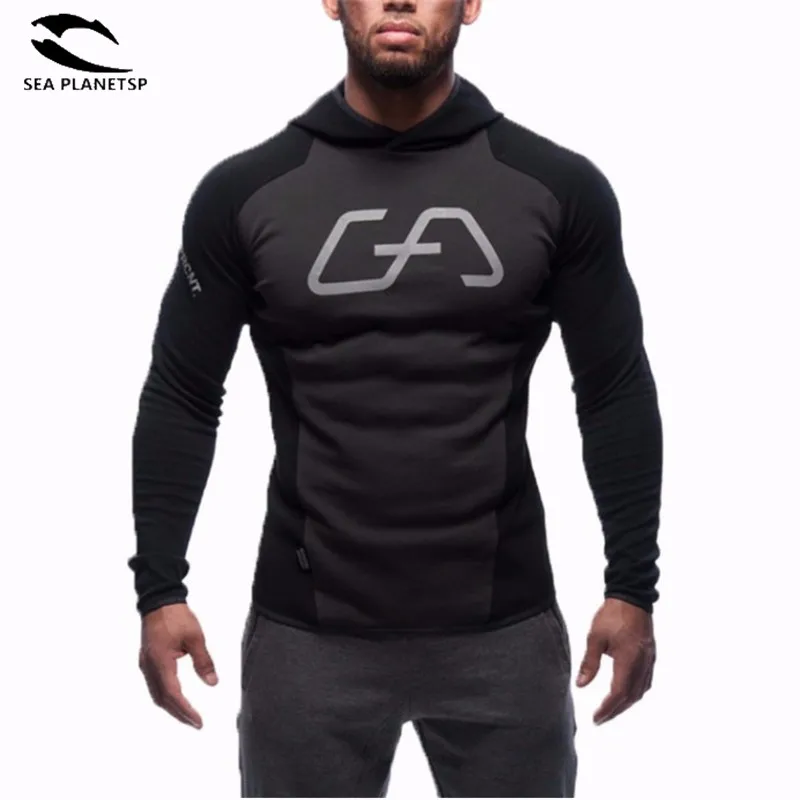 2018 TaoquhuGym толстовки hombre пальто бодибилдинга и фитнеса кофты мышцы Мужская