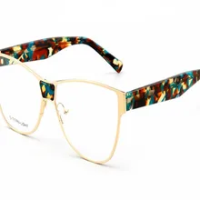 MONGOTEN большая оправа унисекс Мода сплав прогрессивные мульти-фокусные линзы оптические очки черный розовый видеть близко дальние очки для чтения