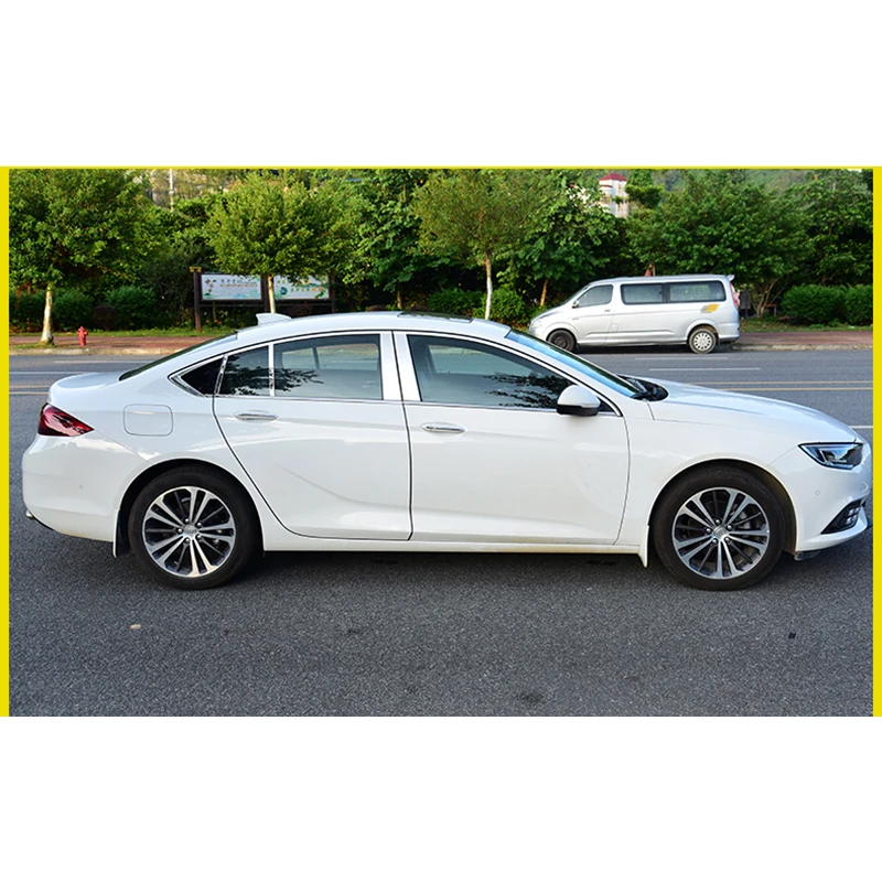 Lsrtw2017 304 нержавеющая сталь окна автомобиля планки для buick regal Opel Insignia Vauxhall Insignia Holden Commodore