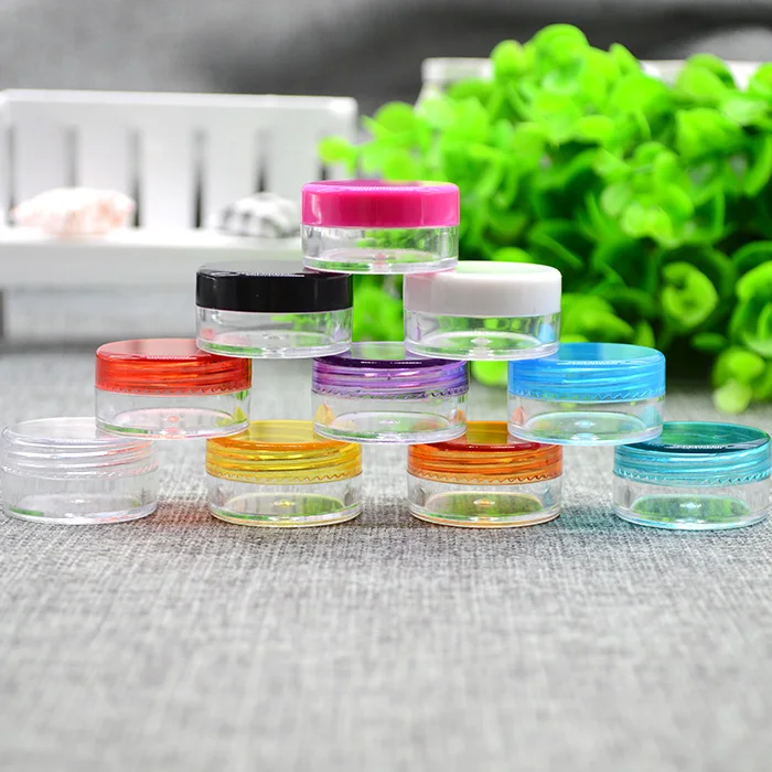 Promotion 5g Plastic Cream Jar Empty Cosmetic Small Vial Cosmetic