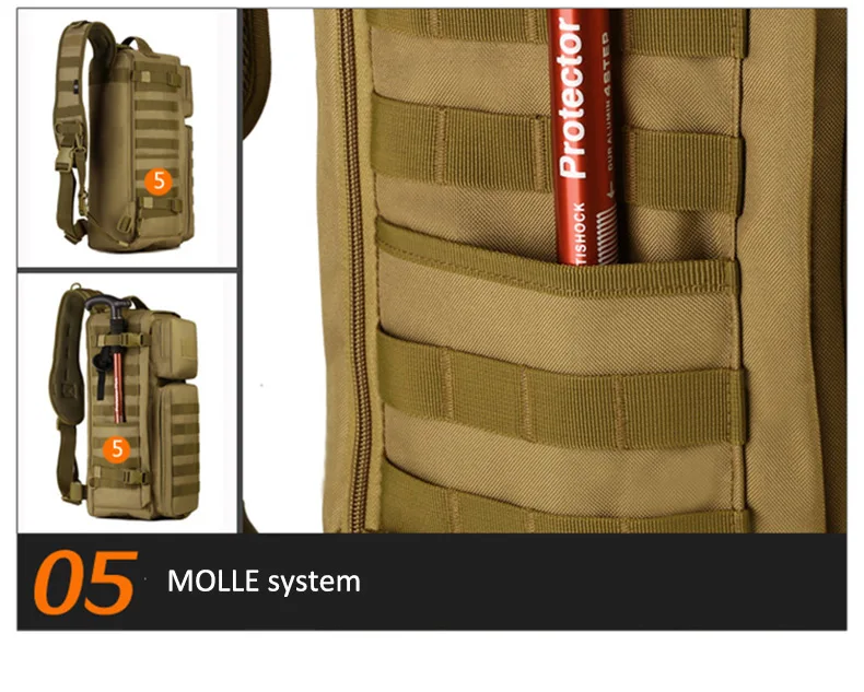 30L тактический рюкзак нагрудный слинг-рюкзак многофункциональная Военная Сумка Molle Мужская армейская сумка на плечо альпинистская уличная XA44D