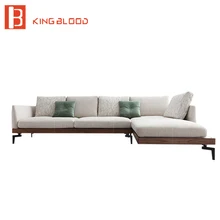 3 местный L форма современный деревянный дизайн ткань диван стул с размерами мебели