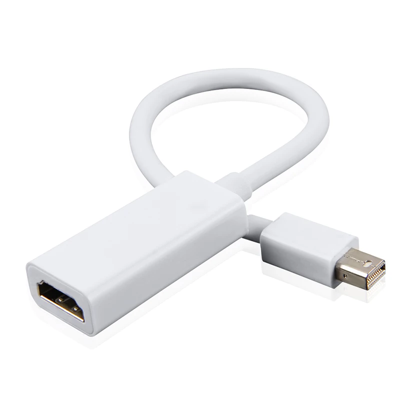 Thunderbolt мини дисплей порт дисплей DP Мужской к HDMI Женский адаптер конвертер кабель для Apple Mac Macbook Pro Air