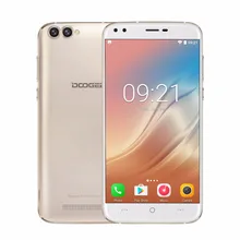 DOOGEE X30 Mobile phone Android 7.0 Quad Cameras 2×8.0MP+2×5.0MP 3360mAh 5.5” HD MTK6580A Quad Core 2GB RAM 16GB ROM Smartphone