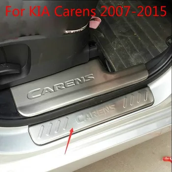 

For KIA Carens 2007-2015 Stainless steel door sill Scuff Plate Car accessories Car-styling