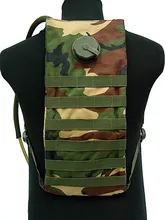 Molle 2.5L Hidratación Reserva de Agua Bolsa de Agua Mochila Bolsa de Deporte Al Aire Libre Senderismo Caza Airsoft Tactical Moto Caza Bolsa