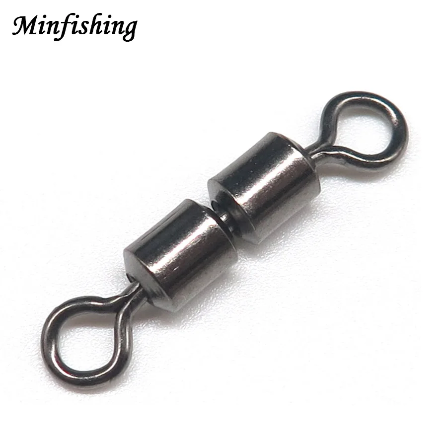 Buy Minfishing 200pcs Double connector fishing swivel