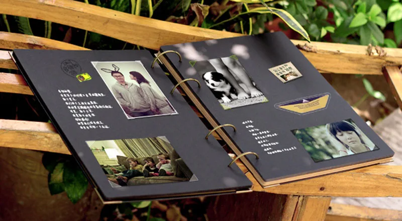 Extra-Large-Ring-Binder-Photo-Album-76-pages-Kraft-Scrapbook-Album-Wedding-Album-Wedding-Guest-Book (1)
