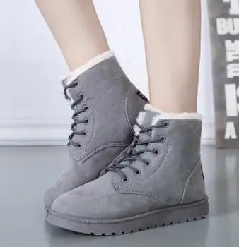 nubuck leather in snow