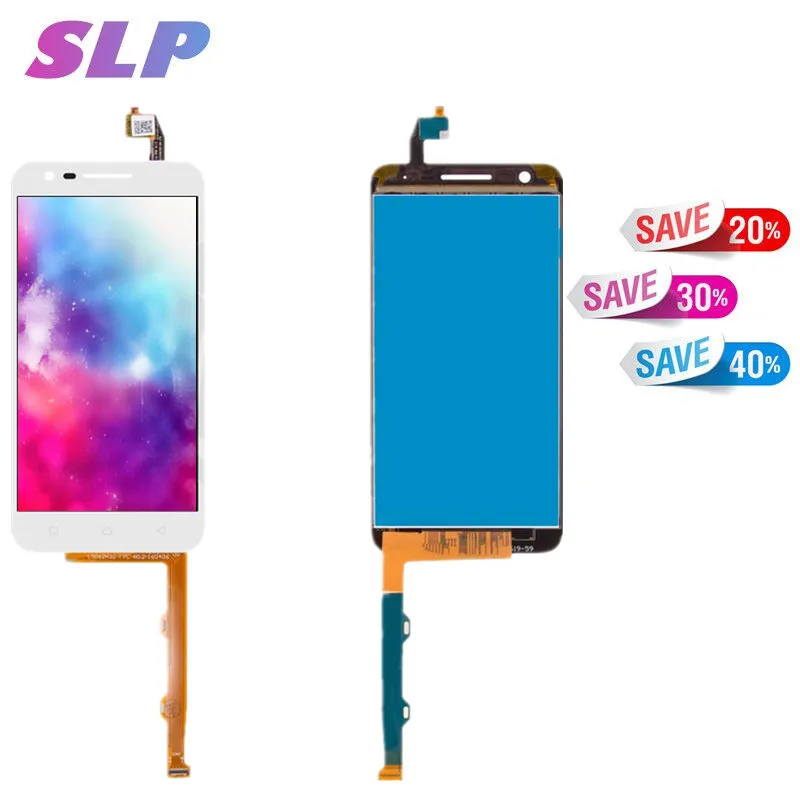 

Skylarpu 5 inch White Complete LCD for Lenovo C2 (K10a40) Cell Phone Full LCD display with Touch panel Free shipping