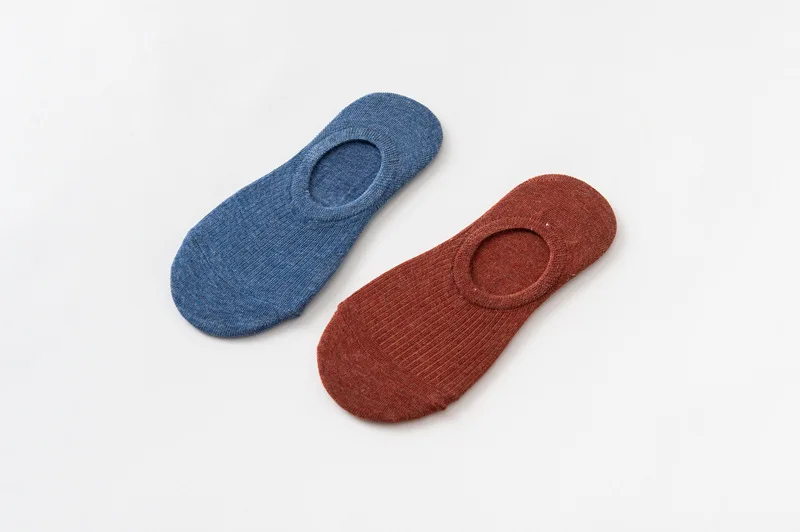 1 пара, летние новые японские однотонные невидимые женские носки, силиконовые Нескользящие женские невидимые носки, хлопковые носки, 10 цветов