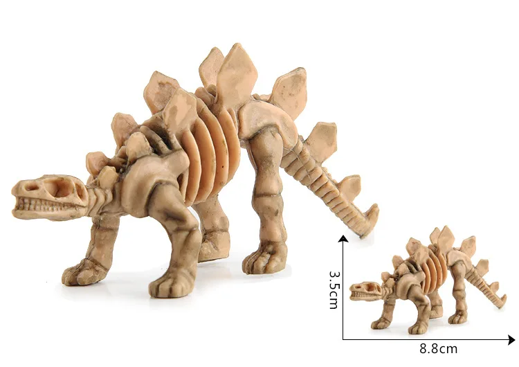 1 шт. пластиковый Динозавр мир Юрского периода модель динозавра реалистичный Скелет динозавр цифровая обучающая игрушка Коллекция - Цвет: 10