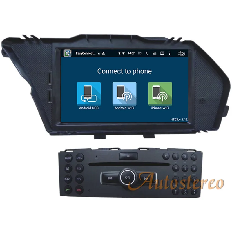 Best Android 9.0 Car DVD Player GPS Navigation Radio Stereo For BENZ GLK 2008-2010 HD Satnav multimedia CD radio 5