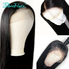 150% плотность прямые 360 Кружева Фронтальные человеческие волосы парики для черных женщин бразильские волосы remy отбеленные узлы предварительно сорванные