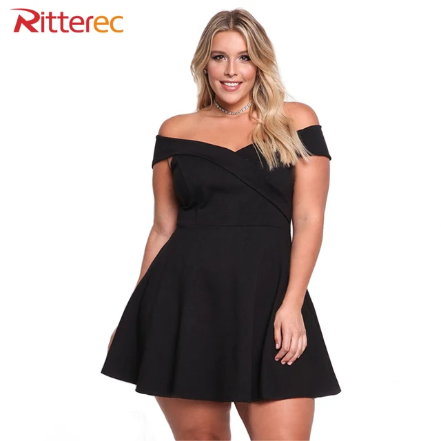 mini vestido plus size