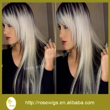 Virgin unprocessed 7A Brazilian hair human hair straight Brazilian virgin hair straight human hair ombre color 3 pcs lot
