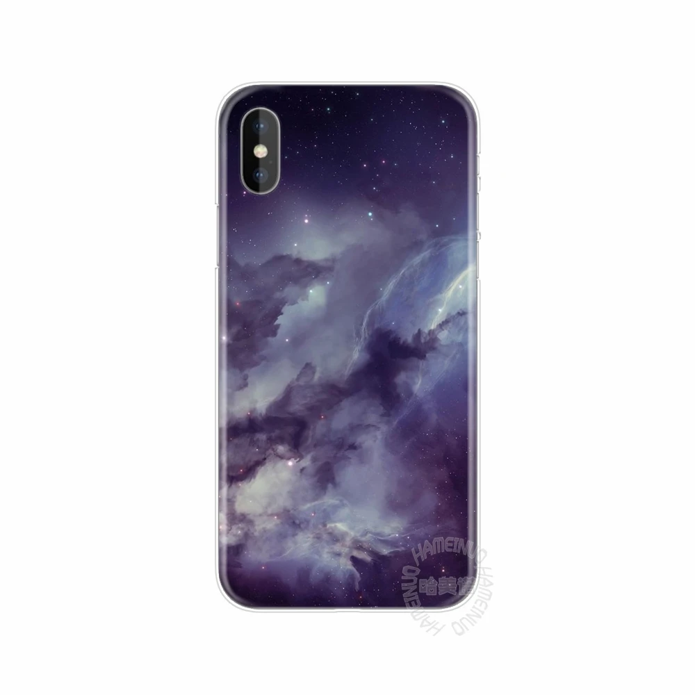 HAMEINUO, разноцветный Чехол для мобильного телефона galaxy universe, чехол для iphone 4 4s 5 5s SE 5c 6 6s 7 8 X plus