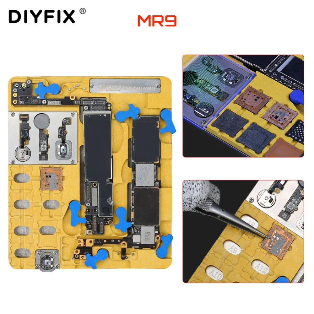 Печатной платы приспособление микросхема NAND Flash Repair для iPhone XR XS MAX 8 8 плюс 7 6 6s плюс 5S SE A5 A6 A7 A8 A9 A11 A12 Процессор BGA держатель