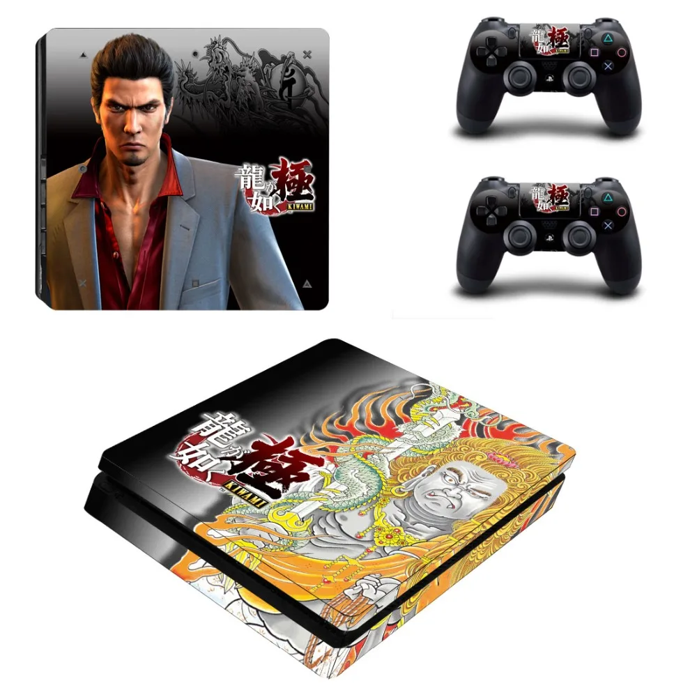

Yakuza PS4 Slim Decal Protective Skin Cover Sticker for PS4 Slim Console & Controller Vinyl Skin Sticker