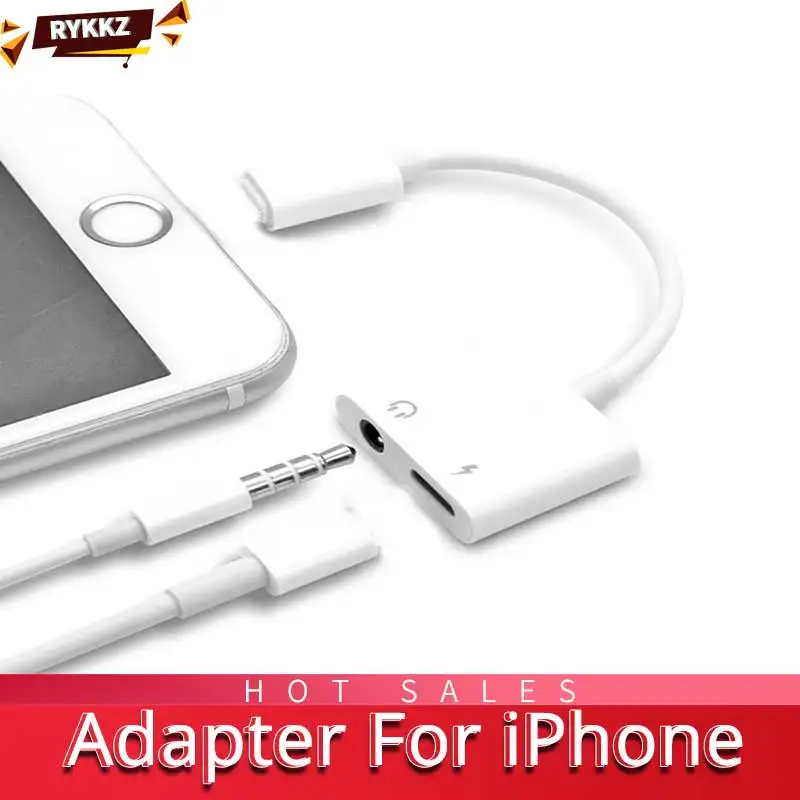 

Dorze Adapter For iPhone X iPhone7 8 7 Plus Lightning to lightning and 3.5mm Plug Charging Converter adapter