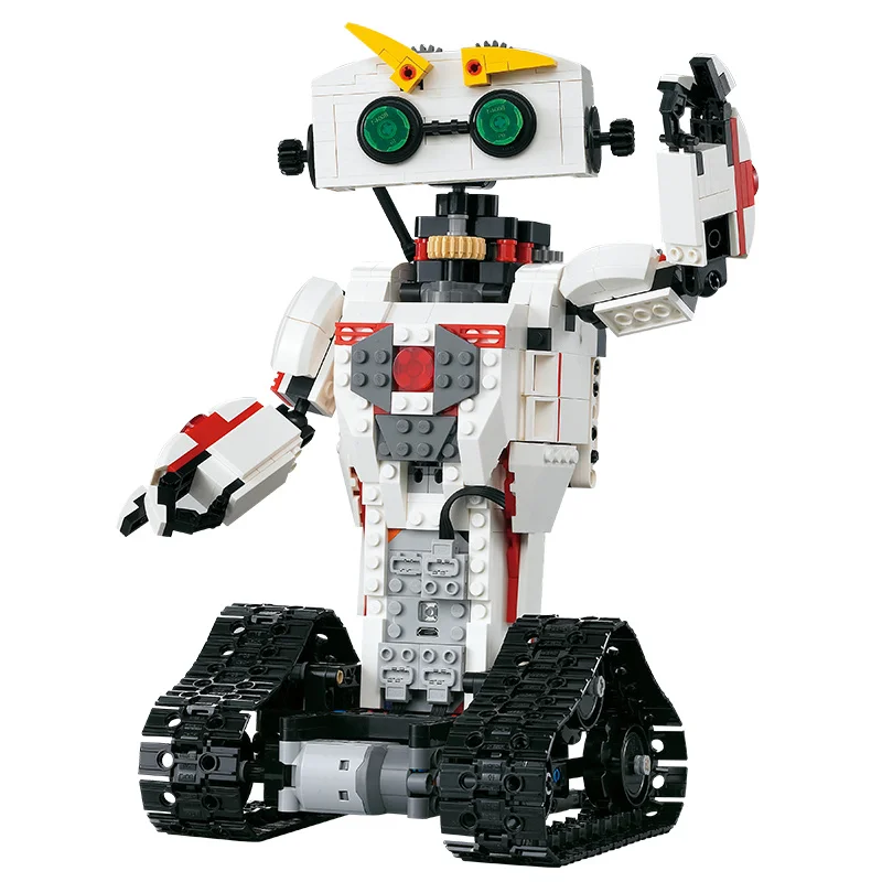 Smart Robot 2in1 Transformation RC Robot Model Creative Technic Serie Assemble Fighting Robot Electric DIY Toys Kids Gift