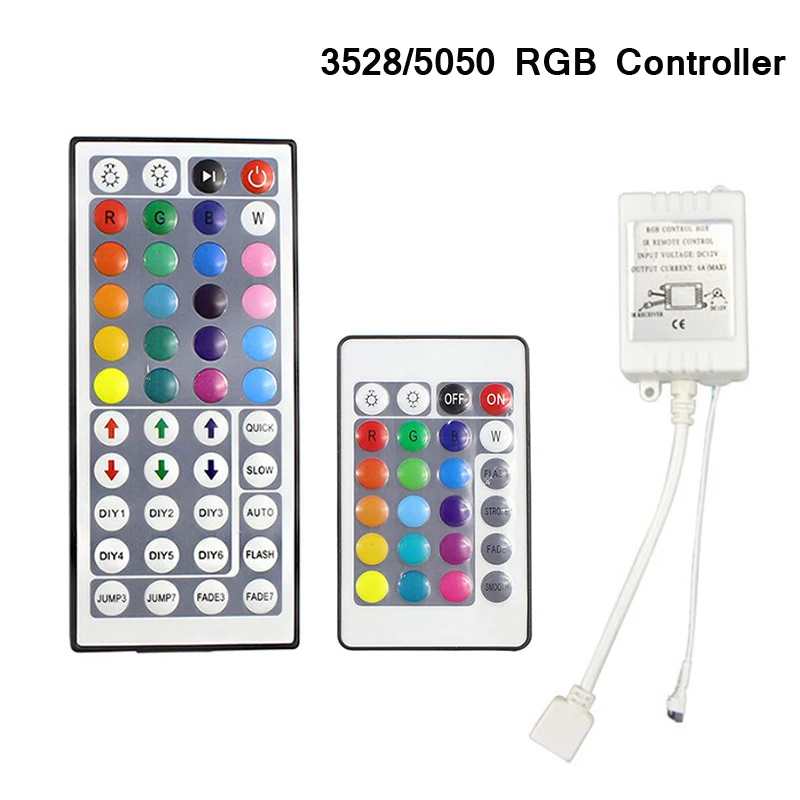 Светодиодный контроллер RGB DC12 в 44/24 клавиши ИК пульт дистанционного управления