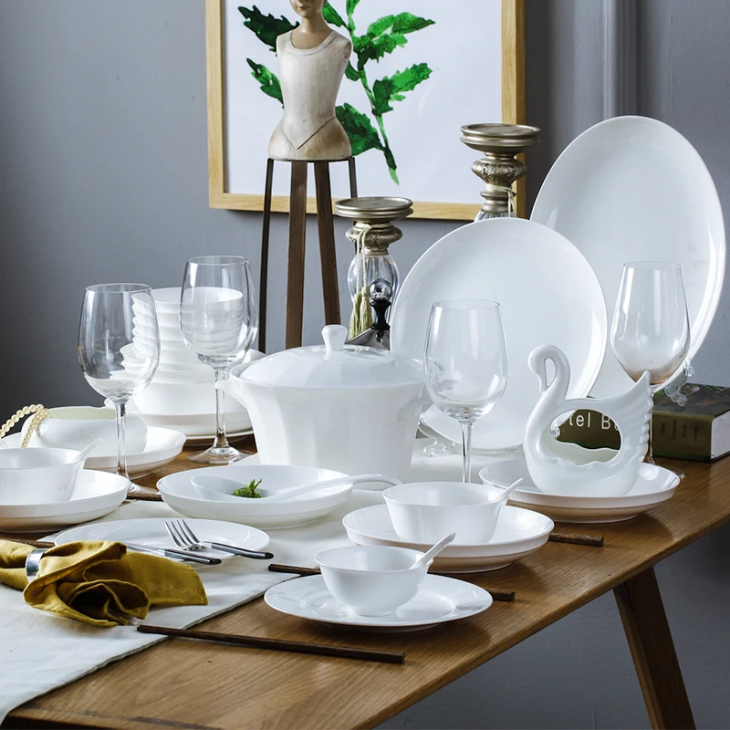 Cutlery Set Dish High end Western style Tableware Underglaze Tableware