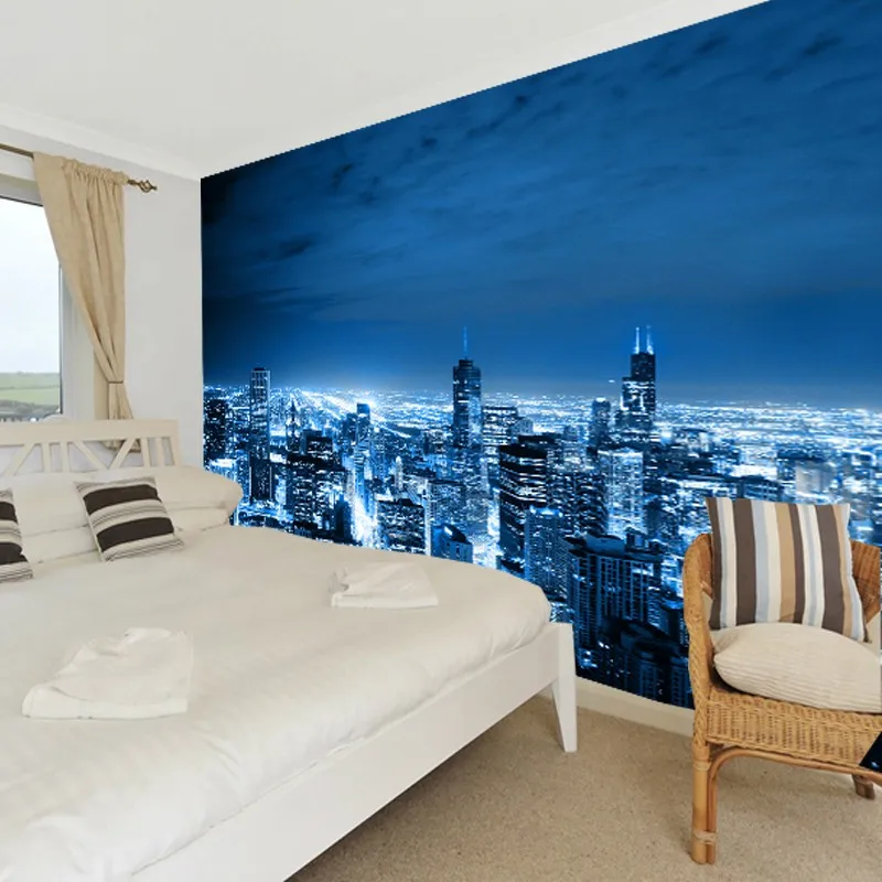Free-shipping-Modern-large-scale-murals-wallpaper-the-living-room-sofa-bedroom-TV-background-KTV-Night (2)