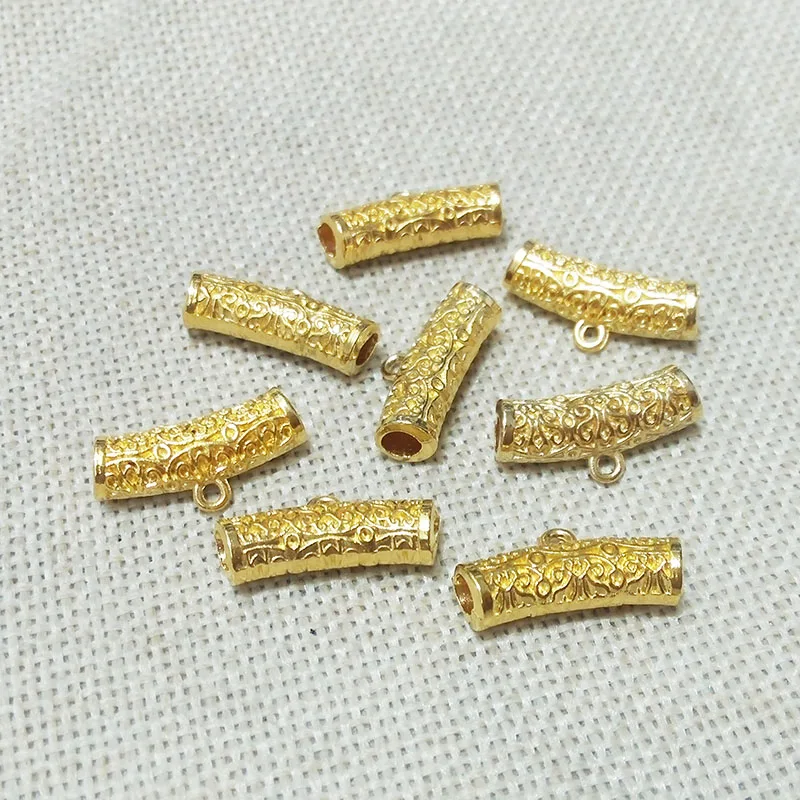 wrap choker necklace pendant bails connectors clasp findings tibet tube