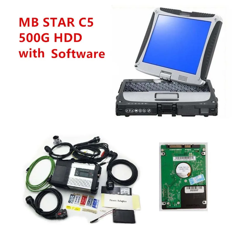 2018 для mercedes benz star diagnosis sd c5 с 201809 DTS/Vediamo программное обеспечение HDD и ноутбук CF 19 obd2