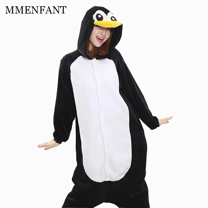 New Cute Cartoon Sleepwear Children Flannel Anime penguin Pajama Kids