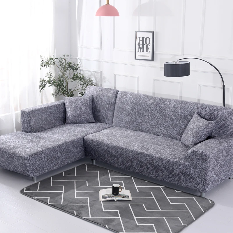 Lelen серый Спот чехлы для диванов, чехлы для диванов, Полиэстеровые цветочные чехлы для диванов, эластичные чехлы для мебели на Рождество - Цвет: K229