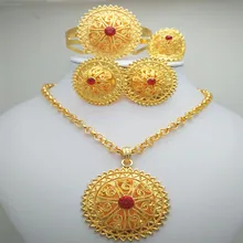 Мама Королевства нигерийская Свадьба Африканский бисер набор украшений для женщин золотой цвет африканская бижутерия набор Дубай комплекты больших украшений