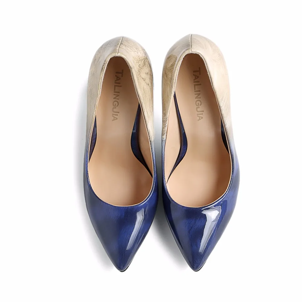 women high heel pumps pointed toe heels dress shoes black bottom (5)