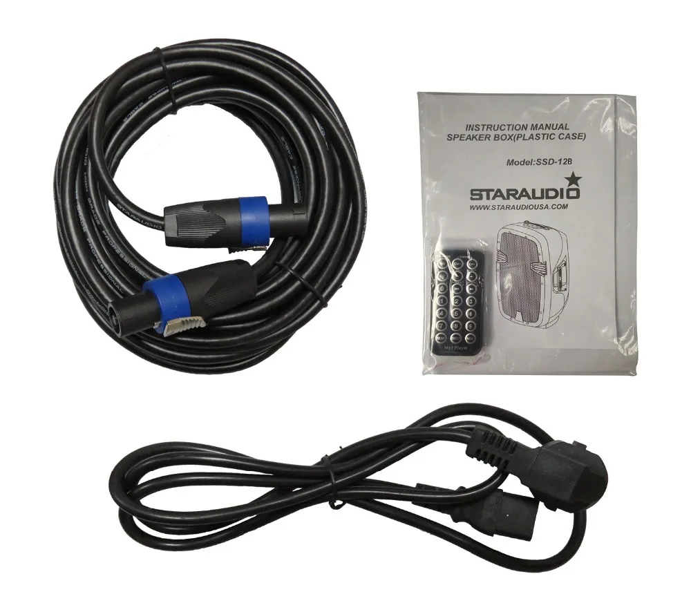 2pcs 12 inch powered 2000w speaker with bt usb sd card mp3 for pa dj party stage in the show