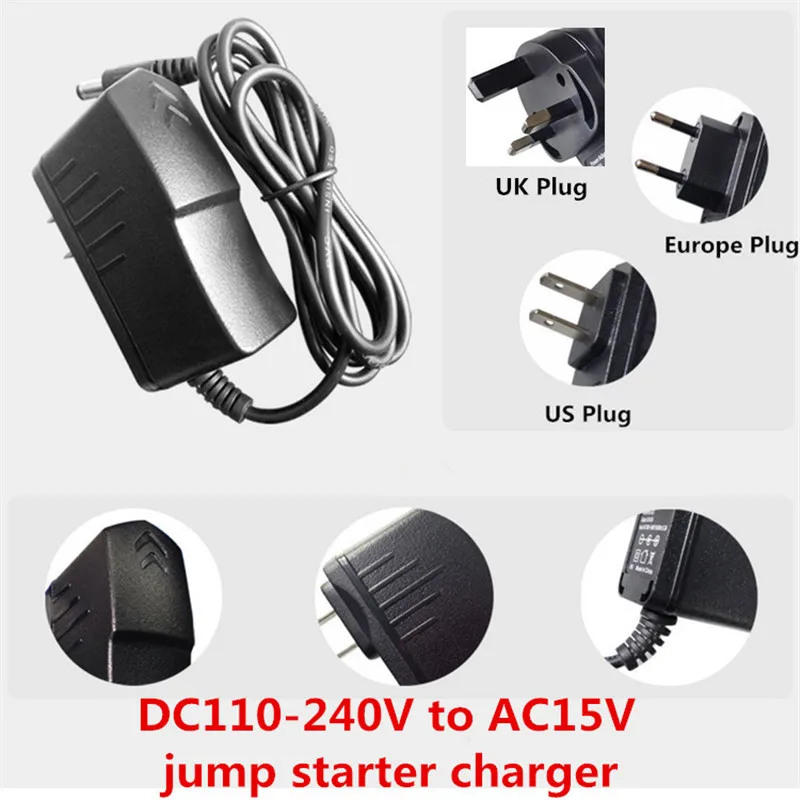

Best Car Battery Starter Charger Power Supply EPS AC Adapter 110-240V to DC 15V For Multi-function charger US Euro UK Plug