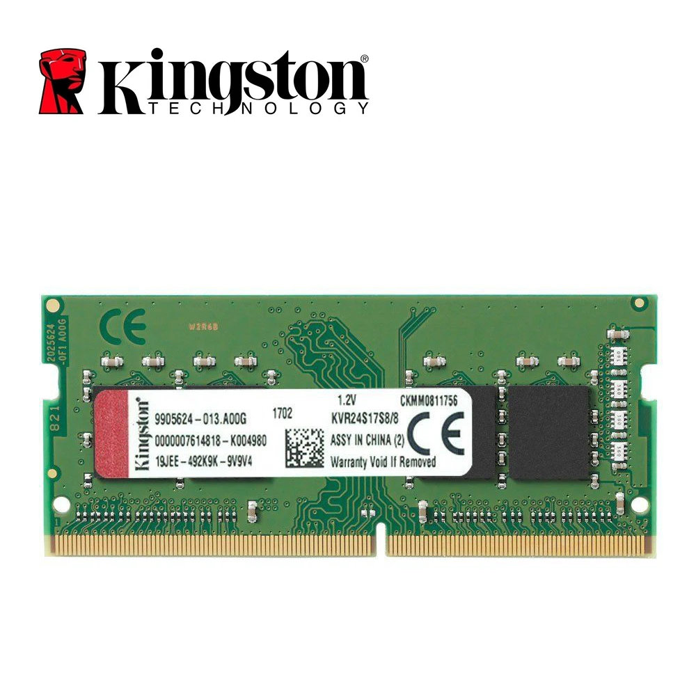 Оперативная память kingston DDR4 8G 2400MHZ PC4-19200S CL15 260Pin 8GB для ноутбука