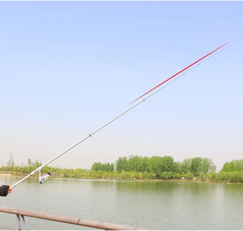 Рок Удочка 3,6 м-6,3 м высокоуглеродистая сверхжесткая телескопическая удочка для большой рыбы удочка для ловли рыбы морская Удочка средняя быстрая A095